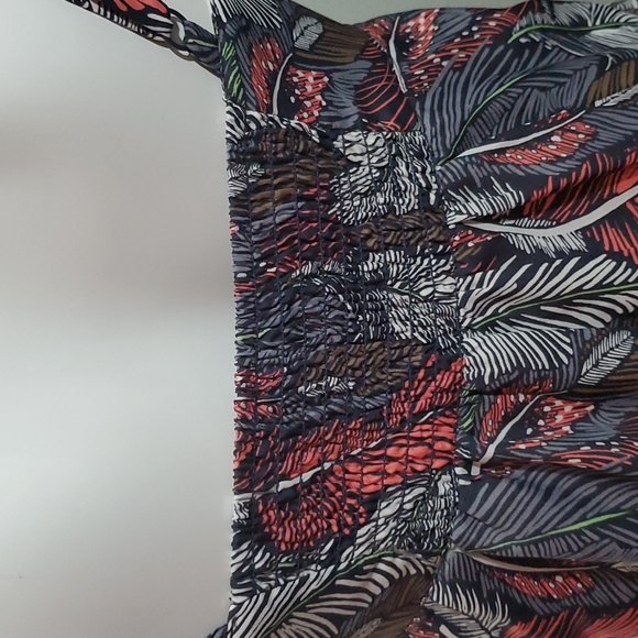 GAP Women's Fancy Crop Top-Fall Color Feathers-Ruffles-Adjust Straps-NWOT-Sz S - Picture 6 of 17